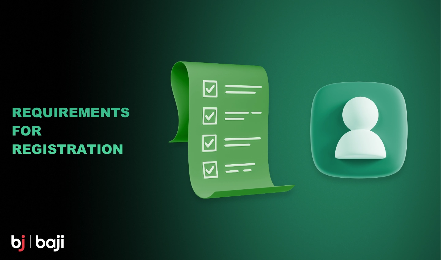 Baji প্ল্যাটফর্মের একটি নতুন অ্যাকাউন্ট নিবন্ধনের জন্য নির্দিষ্ট প্রয়োজনীয়তা রয়েছে৷